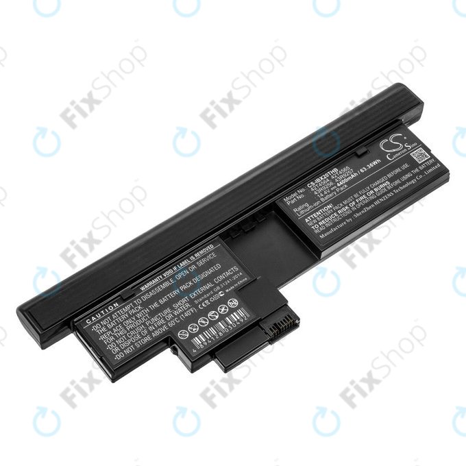 Batterie pour Lenovo Thinkpad X200, X200s, 4400mAh, Li-Ion, 14.4V, 42T4564, HQ