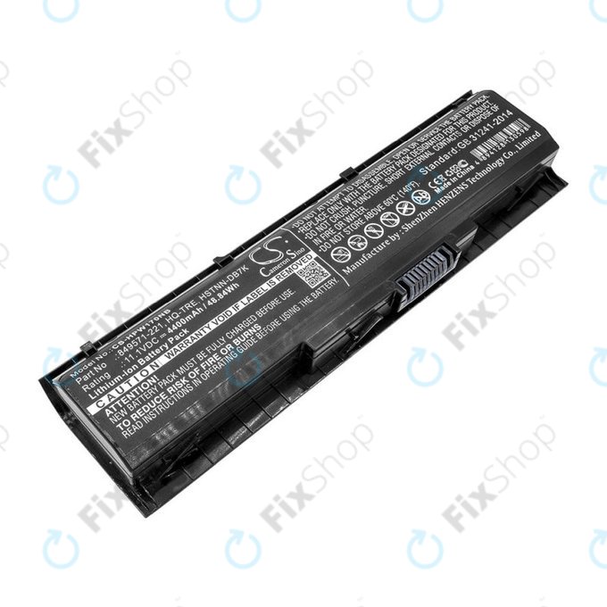 Batterie pour HP 17, Omen 17, Pavilion 17, 4400mAh, Li-Ion, 11.1V, 849571-221, HQ