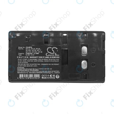 Batterie pour Blaupunkt, Sony, Akai, HP, 2100mAh, Ni-MH, 6V, NP-33, HQ