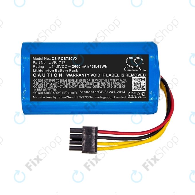 Proscenic Cocoa Smart 780T, 790T, Summer P1s, P2s - Batterie VR1717 Li-Ion 14.8V 2600mAh HQ