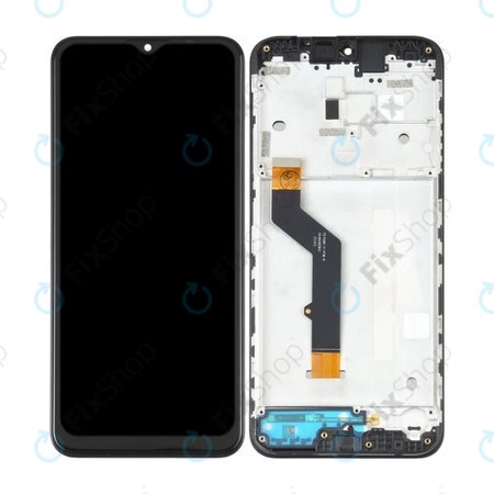 Motorola Moto E7 Plus XT2081 - Écran LCD + Écran tactile + Cadre (Noir) TFT
