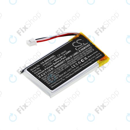 Batterie pour Sennheiser Momentum 2.0, 3.0, Urbanite XL, 600mAh, Li-Pol, 3.7V, AHB622540N1, HQ