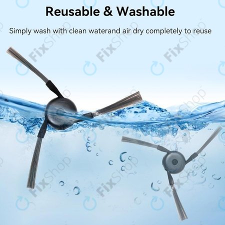 Xiaomi Dreame X50 Ultra, X40 Ultra, L40 Ultra, L40s Pro Ultra, Mova V50 Ultra, P60 - Brosse latérale