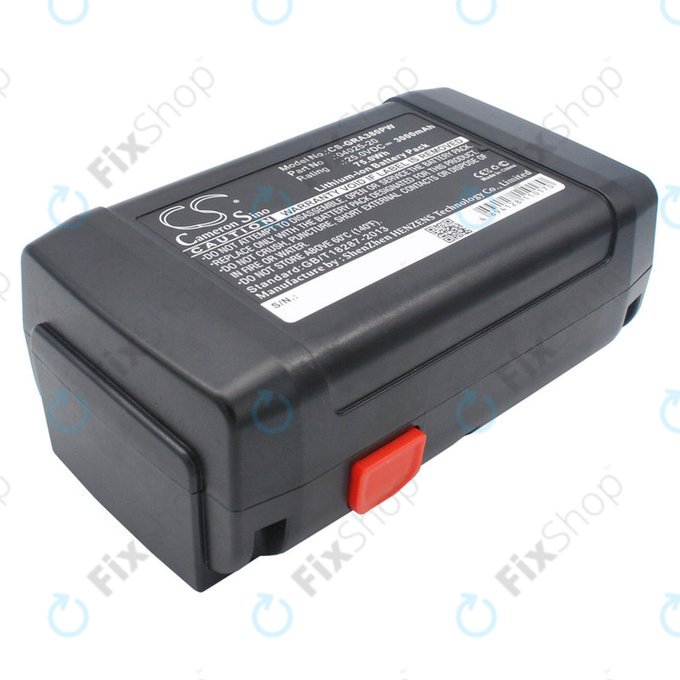 Batterie pour Gardena 380 Li, 8838, 3000mAh, Li-ion, 25V, 04025-20, HQ