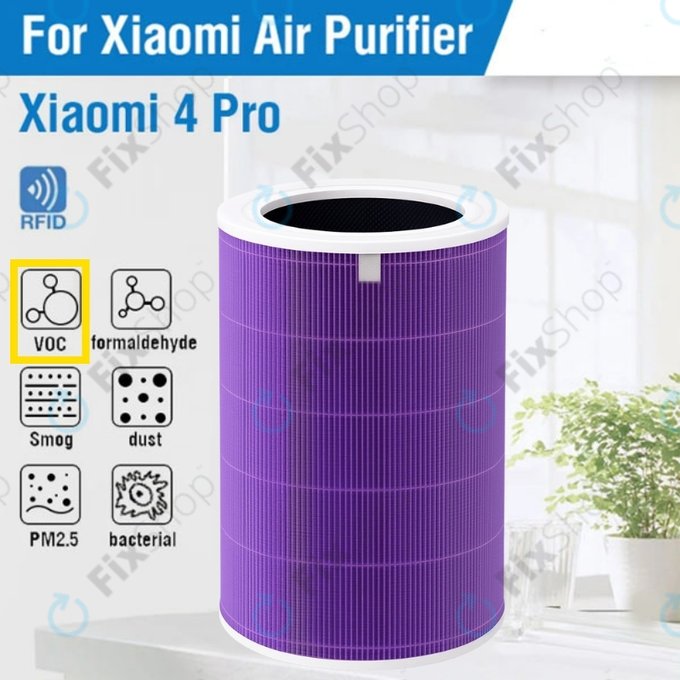 Xiaomi Mi Mijia Air Purifier 4 Pro - Filtre HEPA (Anti-odeurs) (Violet)