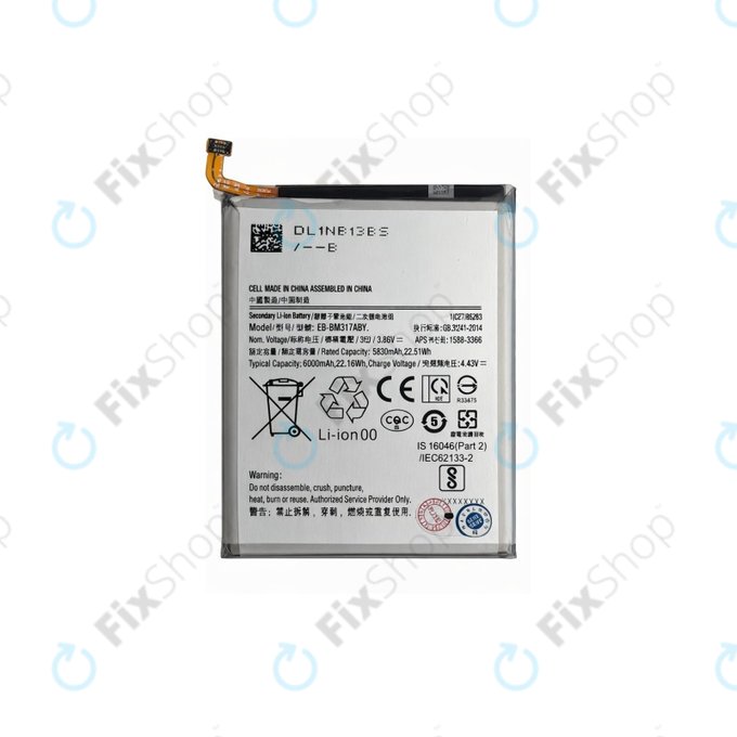 Samsung Galaxy M31 M315F, M31s M317F - Batterie EB-BM317ABY 6000mAh