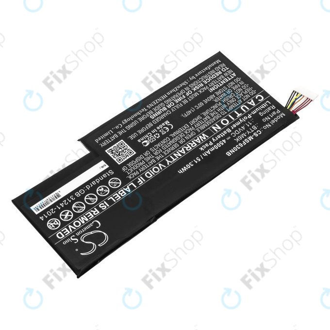 Batterie pour MSI GF63, MSI GF75, MSI GS63, 4500mAh, Li-Pol, 11.4V, BTY-M6K, HQ