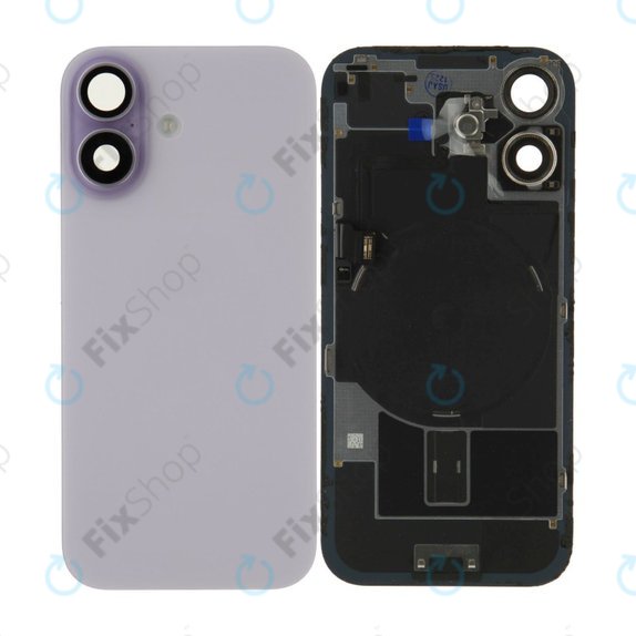 Verre de coque arrière pour iPhone 17, Lavender, Pulled A