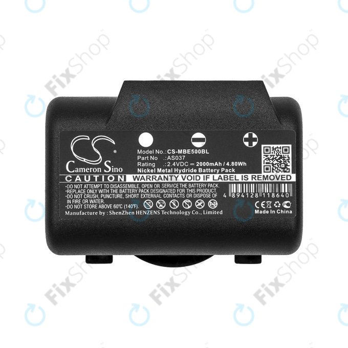Batterie pour Imet BE5000, 2000mAh, Ni-MH, 2.4V, AS037, HQ