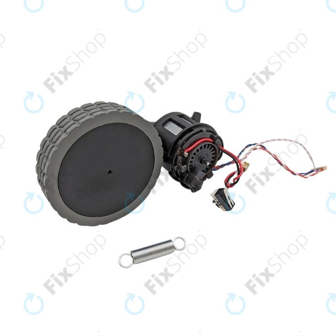 Roue avec moteur, Droite, Noir pour iRobot Roomba Combo 111, Roomba Combo 113