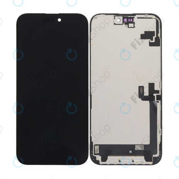 Écran In-Cell HD+ pour iPhone 16 Plus, Black, tactile avec cadre