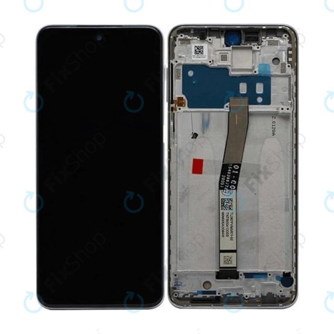 Xiaomi Redmi Note 9 Pro - Écran LCD + Ecran Tactile + Cadre (Gris Interstellaire) - 560003J6B200 Genuine Service Pack