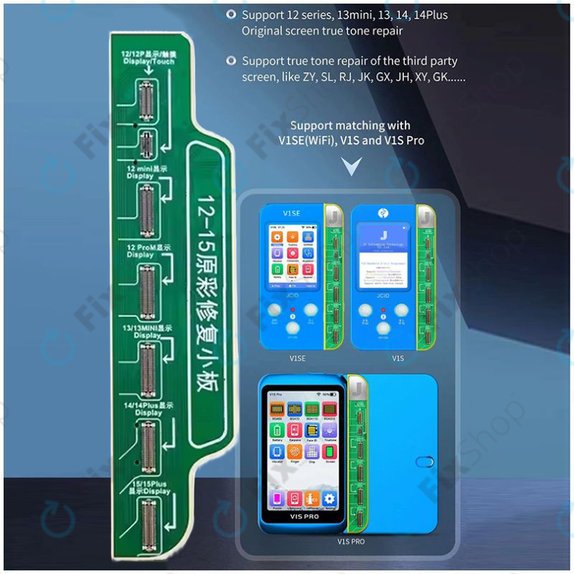 JC V1S, V1SE - Carte LCD pour iPhone série 12, 13 mini, 13, 14, 14 Plus (dernière version 2023)