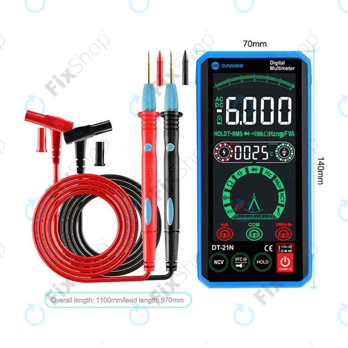 Sunshine DT-21N - Multimètre tactile