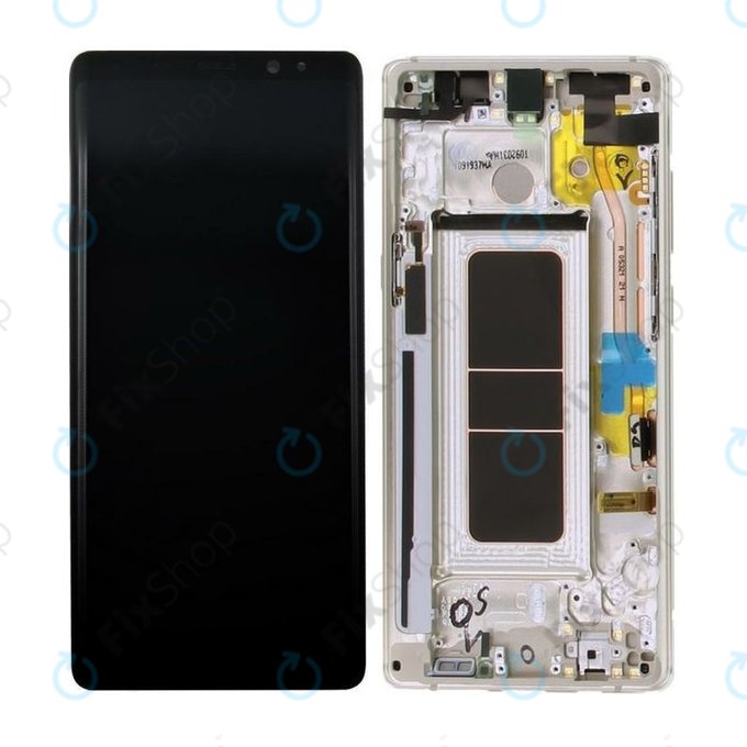 Samsung Galaxy Note 8 N950F - Écran LCD + Écran Tactile + Cadre (Or Érable) - GH97-21065D, GH97-21066D Genuine Service Pack