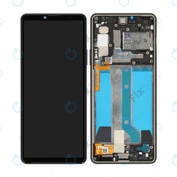 Sony Xperia 10 IV XQCC54 - Écran LCD + Écran tactile + Cadre (Noir) - A5047173A Genuine Service Pack