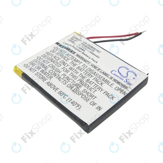 Batterie pour GoPro Wifi Remote, 350mAh, Li-Pol, 3.7V, YD362937P, HQ