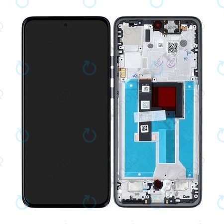 Motorola Edge 50 Neo - Écran LCD + Écran tactile + Cadre (Grisaille) - 5D68C28683 Genuine Service Pack