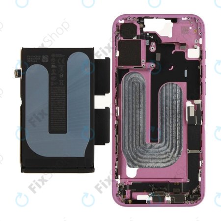 Cadre central avec batterie pour iPhone 16 Plus | Pink | ZD076-00686 | Genuine Apple