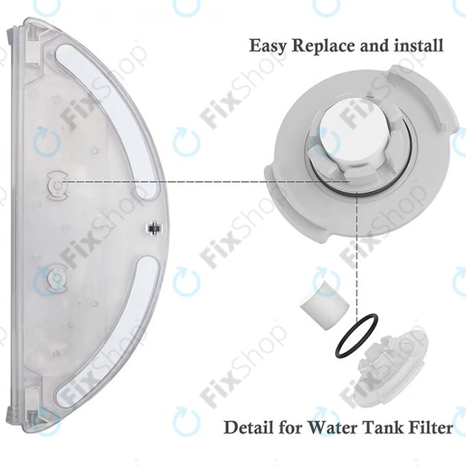 Xiaomi Roborock S5, S6, S6 Pure, Mijia 1S, Xiaowa E2 - Réservoir d'eau