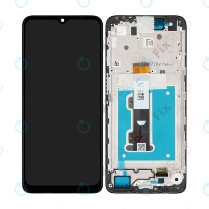 Motorola Moto E22i, E22 - Écran LCD + Ecran Tactile + Cadre (Black) - 5D68C21594 Genuine Service Pack