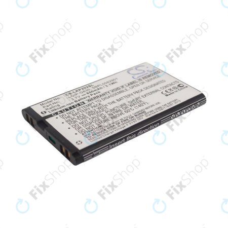 Batterie pour LG KG120, 850mAh, Li-Ion, 3.7V, LGIP-G830, HQ