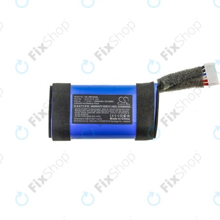 Batterie pour JBL PartyBox On-The-Go, 3000mAh, Li-Ion, 7.4V, SUN-INTE-265, HQ