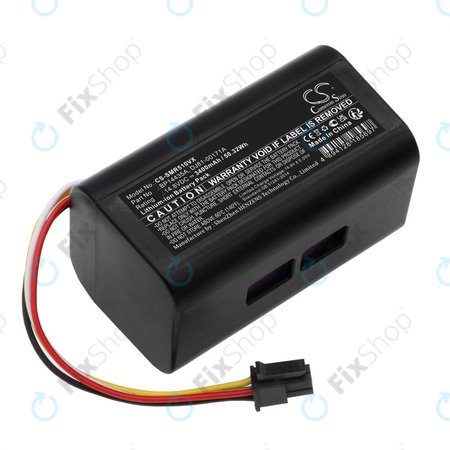 Batterie pour Samsung PowerBot-E, Eureka i5, Midea i5, i9, 3400mAh, Li-Ion, 14.8V, BP14435A, HQ