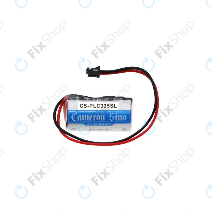 Batterie pour Mitsubishi CR17335SE-R, Sanyo GT15-BAT, 1800mAh, Li-MnO2, 3V, Q6BAT, HQ