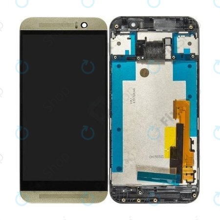 HTC One M9 - Ecran LCD + Ecran Tactile + Cadre (Argent/Or) - 80H01910-01