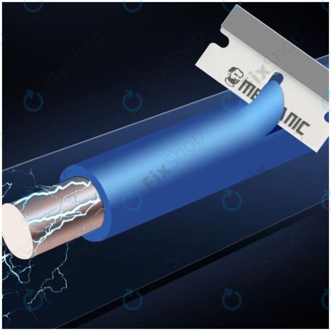 Mechanic BC10S - Jeu de lames en céramique à isolation très tranchante