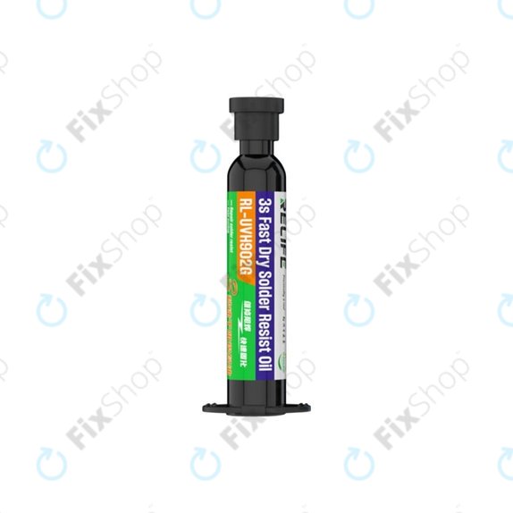 Relife RL-UVH902G - Masque de soudure durcissable par UV - 10ml (Noir)