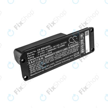 Batterie pour Bose 413295, SoundLink Mini, 2600mAh, Li-ion, 7.4V, 061384, HQ