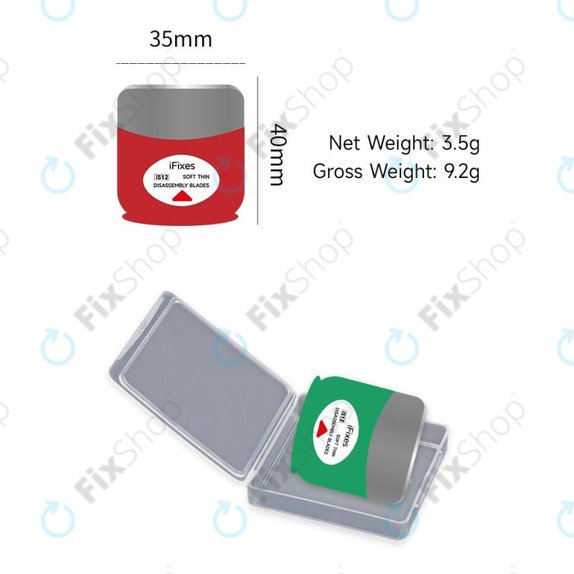 iFixes iS12 - lames fines de démontage, 0.15mm, lot de 4 pcs