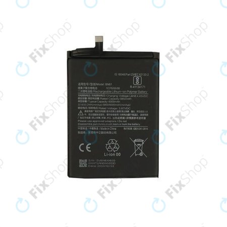Xiaomi Poco X3 NFC, X3 Pro - Batterie BN61 6000mAh