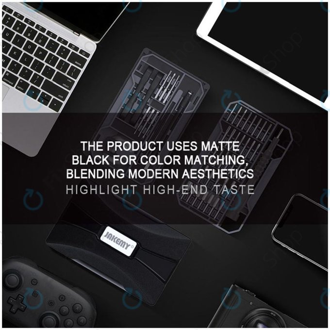 Jakemy JM-8172 - Ensemble d'outils de réparation multifonctionnels professionnels 73 en 1