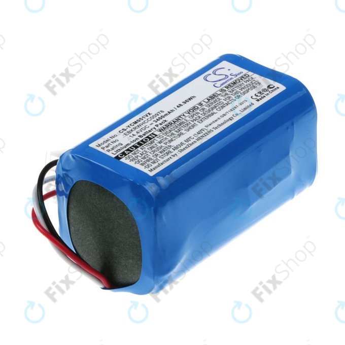 Batterie pour iClebo ARTE YCR-M05, 3400mAh, Li-Ion, 14.4V, EBKRBKDL001039, HQ