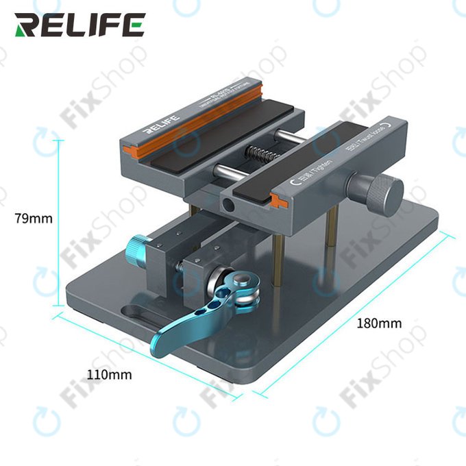 Relife RL-601S - Gabarit rotatif polyvalent pour la réparation de la coque arrière du téléphone