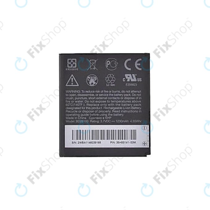 HTC Desire HD - Batterie BD26100 1230mAh - 35H00141-02M