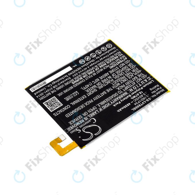 Batterie pour Lenovo Tab 4, Lenovo TB850, 4850mAh, Li-Pol, 3.85V, L16D1P34, HQ