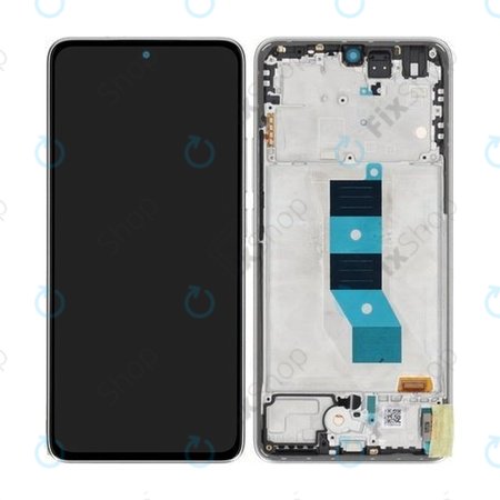 Xiaomi Poco M7 Pro 5G - Écran LCD + Écran tactile + Cadre (Silver) - 5600070O17P00 Genuine Service Pack