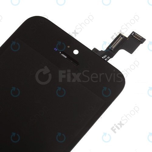 Écran pour iPhone 5S, SE, Black, Tactile avec cadre