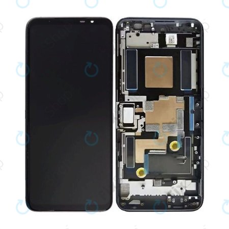 Asus ROG Phone 6D AI2203 - Écran LCD + Ecran Tactile + Cadre (Space Gray) OLED