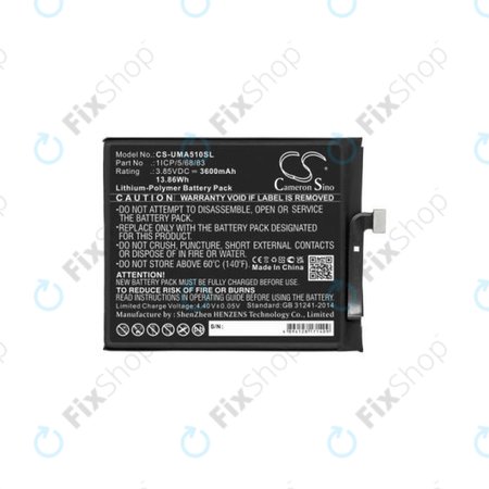 Umidigi A5 Pro - Batterie 1ICP/5/68/83 3600mAh HQ