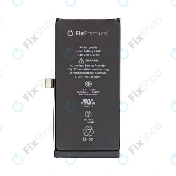 Batterie pour iPhone 12 Mini, 2227mAh, FixPremium