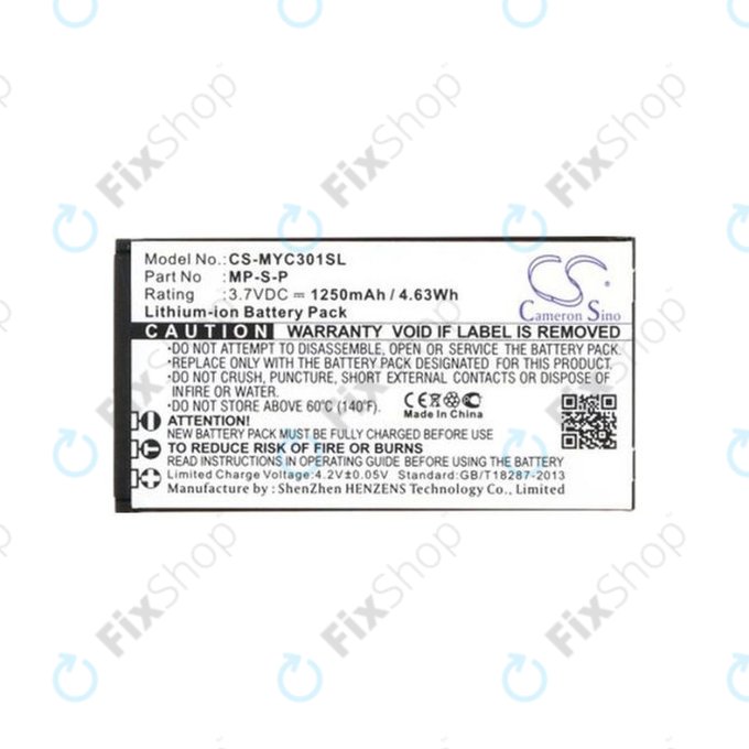 myPhone 3010 Classic - Batterie MP-SP 1250mAh HQ