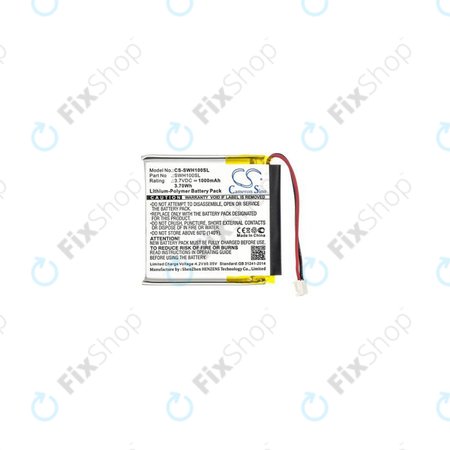 Sony WH-1000MX4 - Batterie LIS1662HNPC 1000mAh HQ