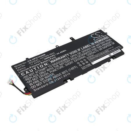 Batterie pour HP Elitebook 1040 G3, 3900mAh, Li-Pol, 11.4V, BG06XL, HQ