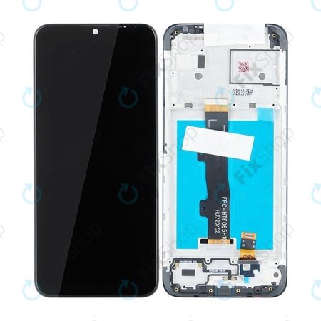 Motorola Moto E7 Power, E7i Power - Écran LCD + Écran tactile + Cadre - 5D68C18235 Genuine Service Pack