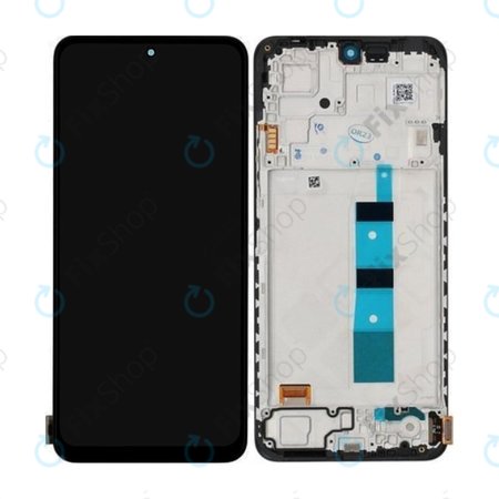 Xiaomi Redmi Note 12 5G - Écran LCD + Écran Tactile + Cadre (Gris Onyx) - 56000100M700 Genuine Service Pack